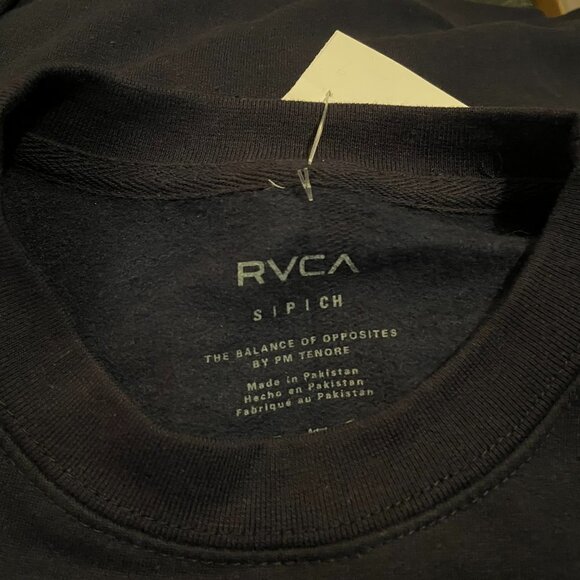 RVCA Men's Navy Fleece Sweater - Size Small - NWT - Picture 3 of 3